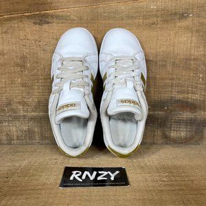 adidas baseline white and gold